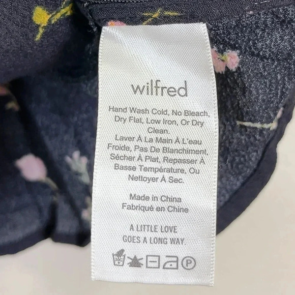 Aritzia Wilfred Bow Tank Floral Peplum Camisole - Picture 9 of 10